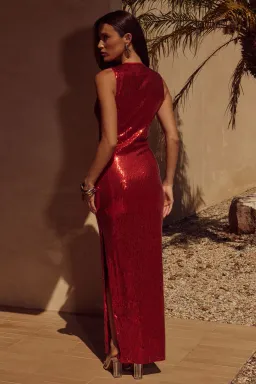 Blaise Maxi Dress Red for rent on The Volte - image 2