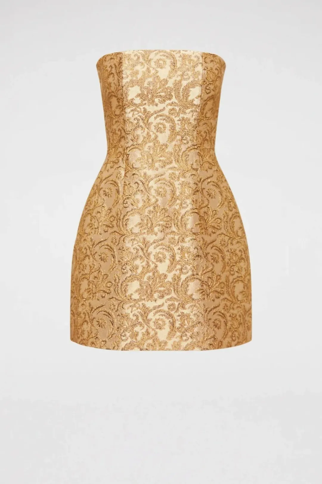 Brocade Dress Gold for rent on The Volte - main image