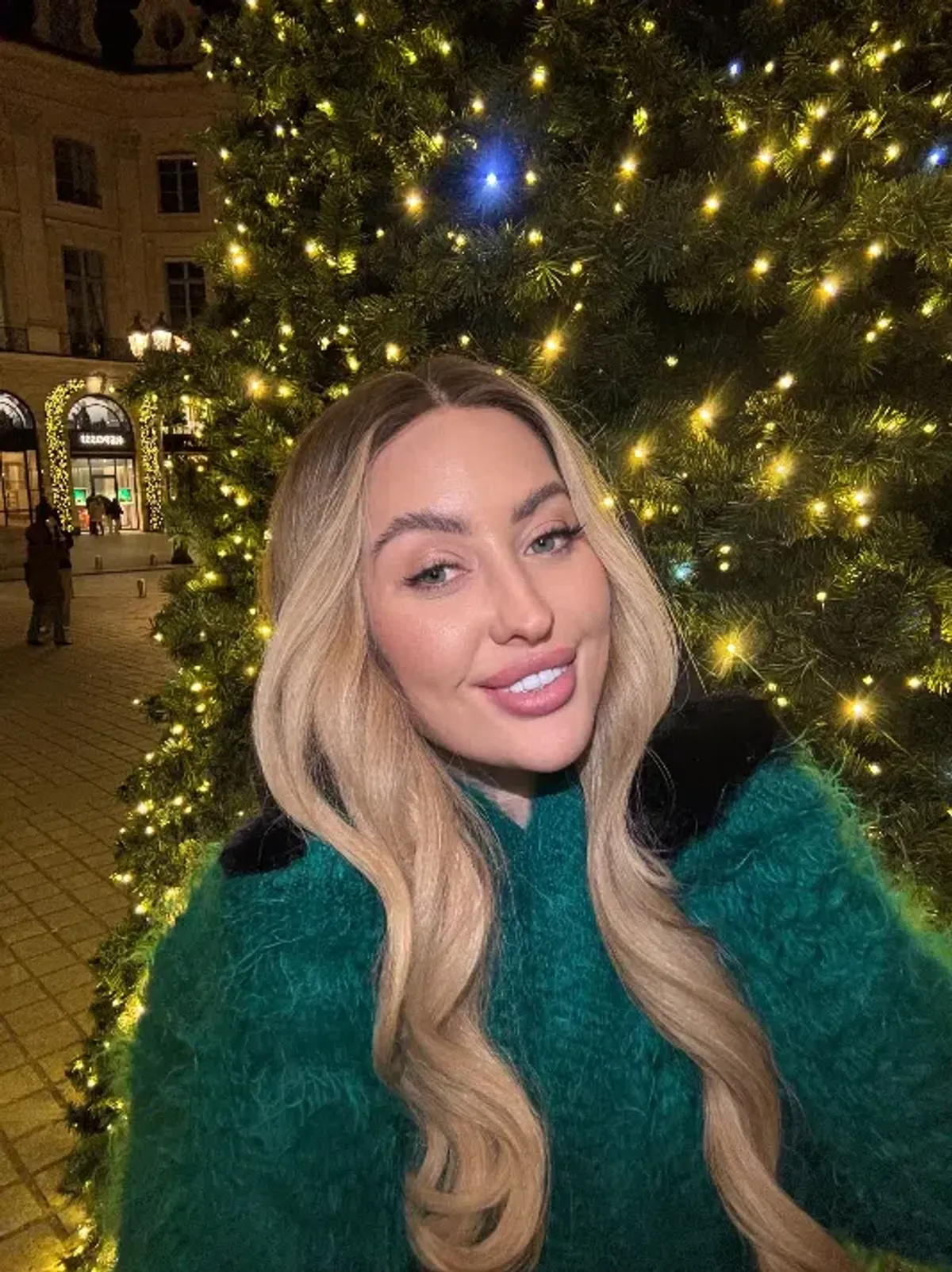 Brushed Mohair Cardigan Green for rent on The Volte - main image