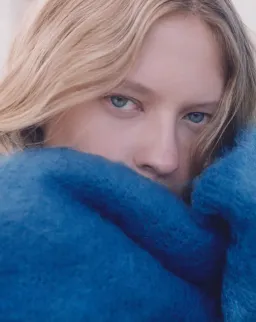 Brushed Mohair Cardigan Blue for rent on The Volte - image 2