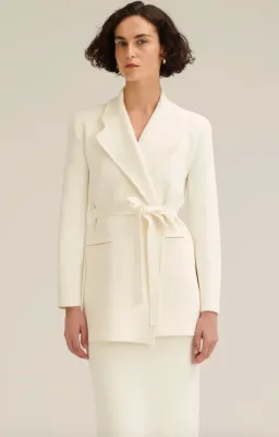 Crepe Knit Loose Tailored Jacket for rent on The Volte - image 1