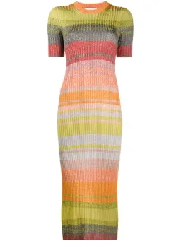 Zimmermann Brightside Knit Shirtdress in Sunset Ombre size 8/10 for rent on The Volte - image 3