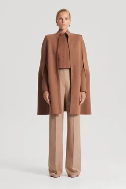 Crepe Knit Cape Spice for rent on The Volte - image 1