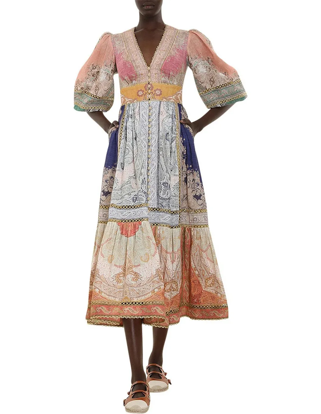 Zimmerman Anneken Lantern dress  for rent on The Volte - main image