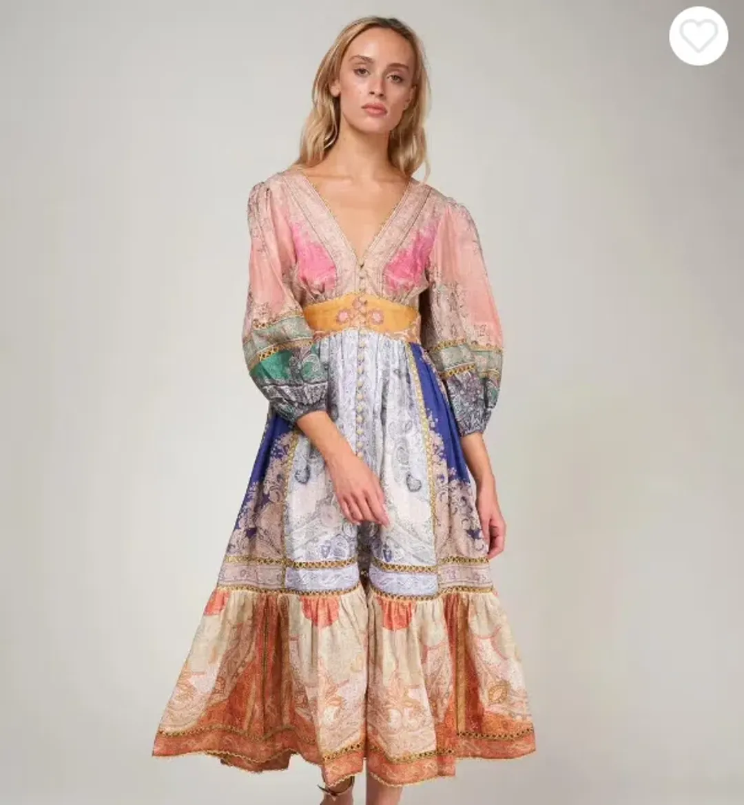 Zimmerman Anneken Lantern dress  for rent on The Volte - main image