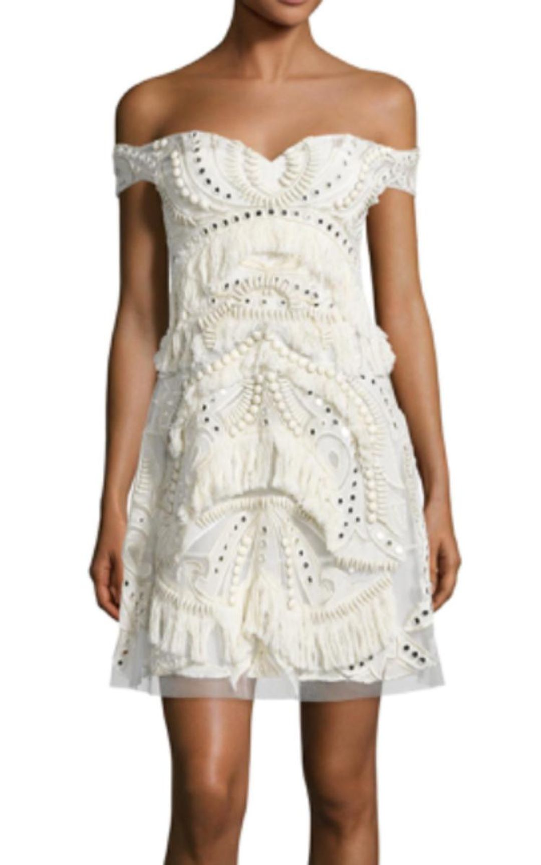 Thurley Stars Align Mini Dress size 12 for rent on The Volte - main image