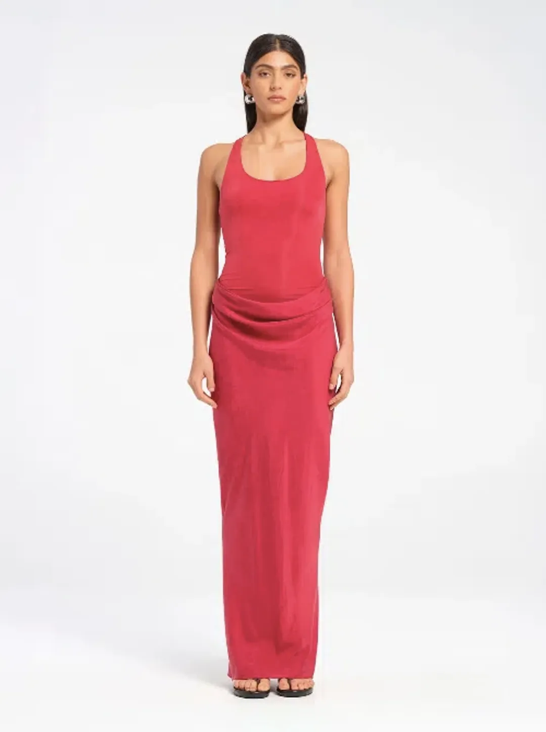 Benni Jade Maxi Dress in Scarlet Size 8 for rent on The Volte - main image