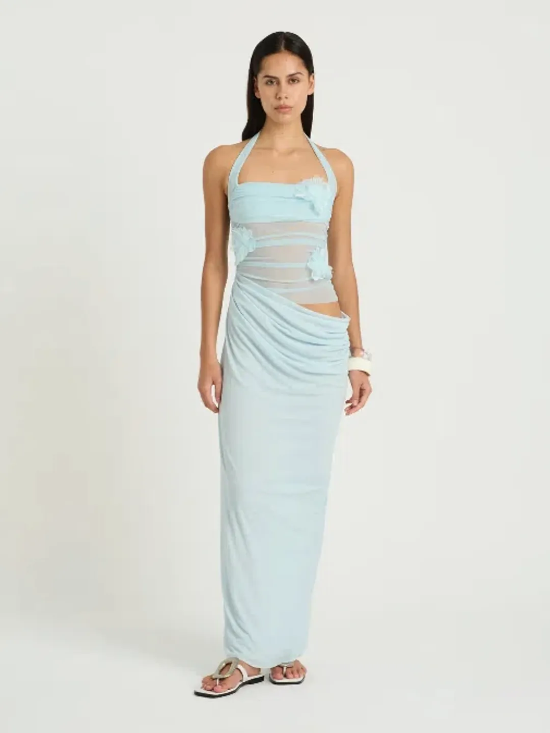 Benni Florence Maxi Dress in Fresh Mint Size 8 for rent on The Volte - main image