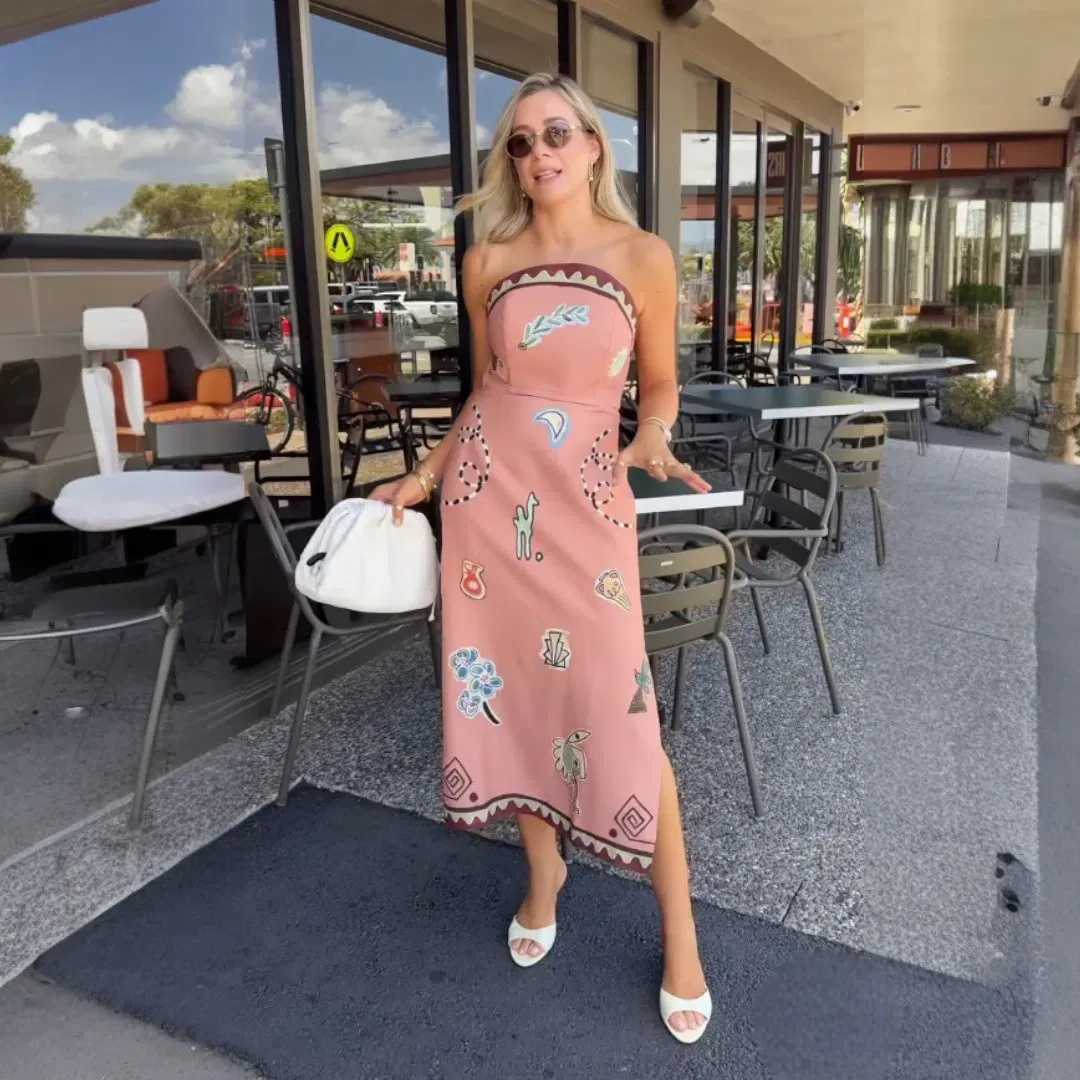 Alemais Laurence Midi Dress Size 12 for rent on The Volte - main image