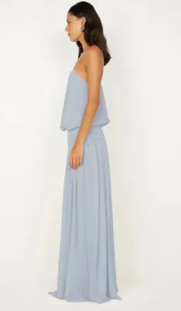 Bec and Bridge Camille Blouson Dress in Cloud Blue Size 8 for rent on The Volte - image 2