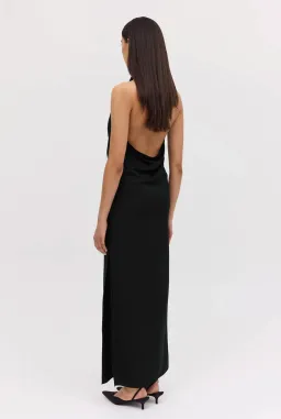 Bianca Spender Black Satin Sync Dress for rent on The Volte - image 6
