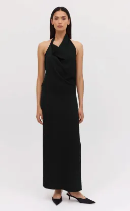 Bianca Spender Black Satin Sync Dress for rent on The Volte - image 3