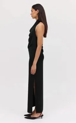 Bianca Spender Black Satin Sync Dress for rent on The Volte - image 5