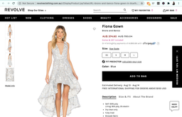 Bronx & Banco Fiona High Low Jacquard Dress size 12 for rent on The Volte - image 4