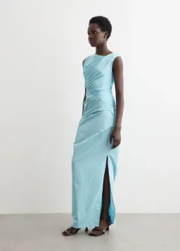 Paris Georgia Kaya Dress in Iris Blue for rent on The Volte - image 4