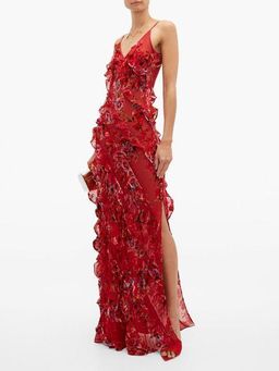 Rat & Boa Maribou Dress Red Size 12 for rent on The Volte - image 3