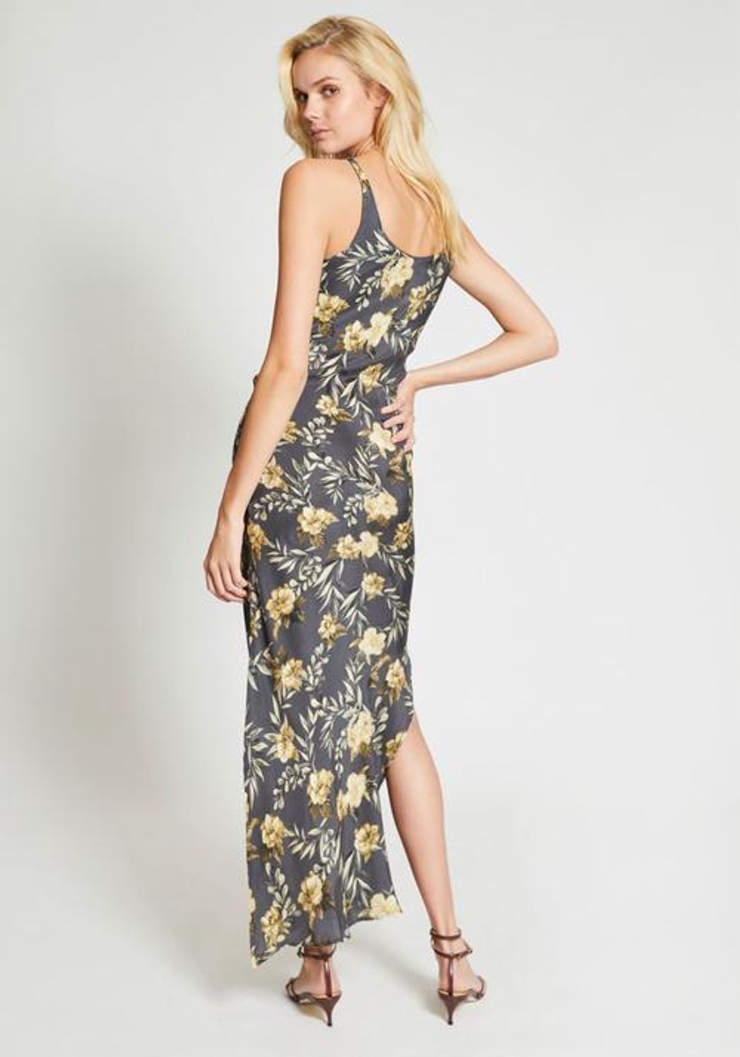 Sir The Label Lita Bias Slip Dress Floral Print | AU 12 for rent on The Volte - main image