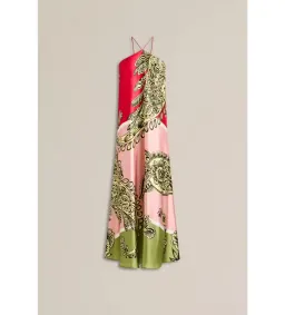 Scanlan Theodore Silk Harrow Print Dress, size 6 for rent on The Volte - image 1