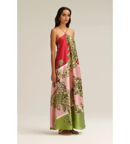 Scanlan Theodore Silk Harrow Print Dress, size 6 for rent on The Volte - image 2