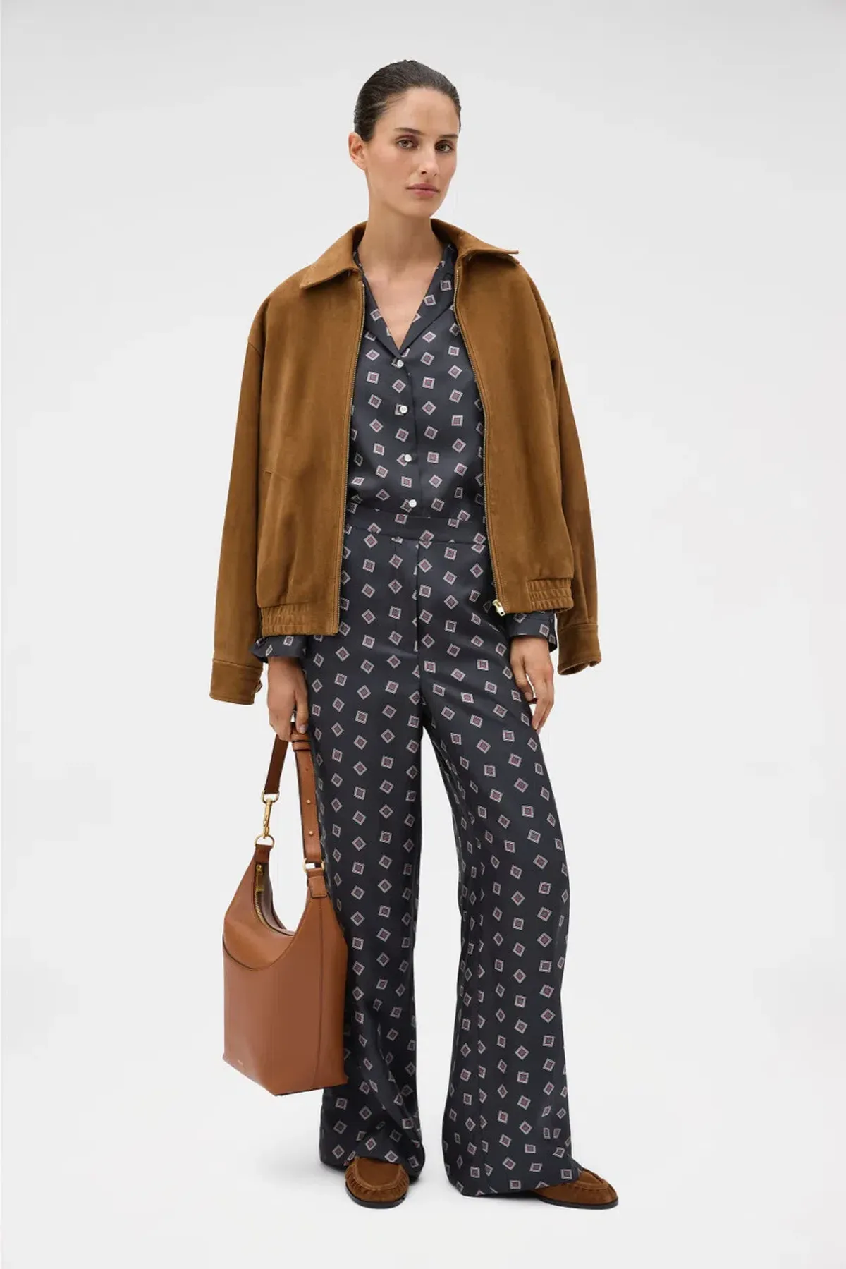 FOULARD LS PRINT CAMP SHIRT for rent on The Volte - main image