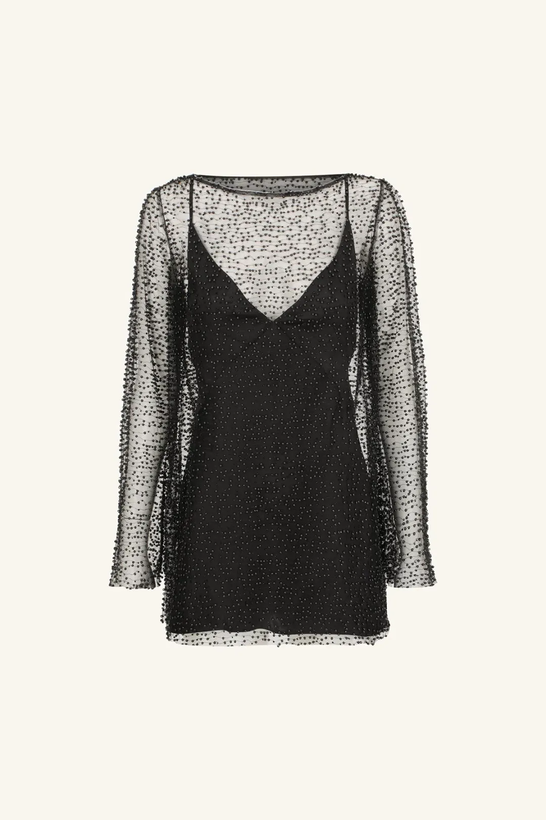 Shona Joy Mona Long Sleeve Mini Dress for rent on The Volte - main image