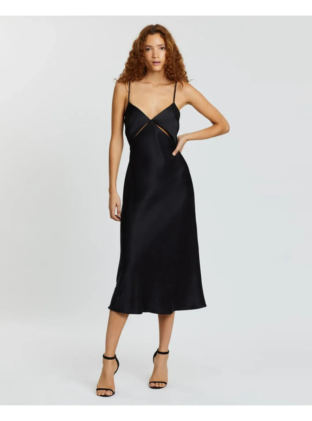 Bec & Bridge Mila Midi Dress Black Size AU 6 for rent on The Volte - main image
