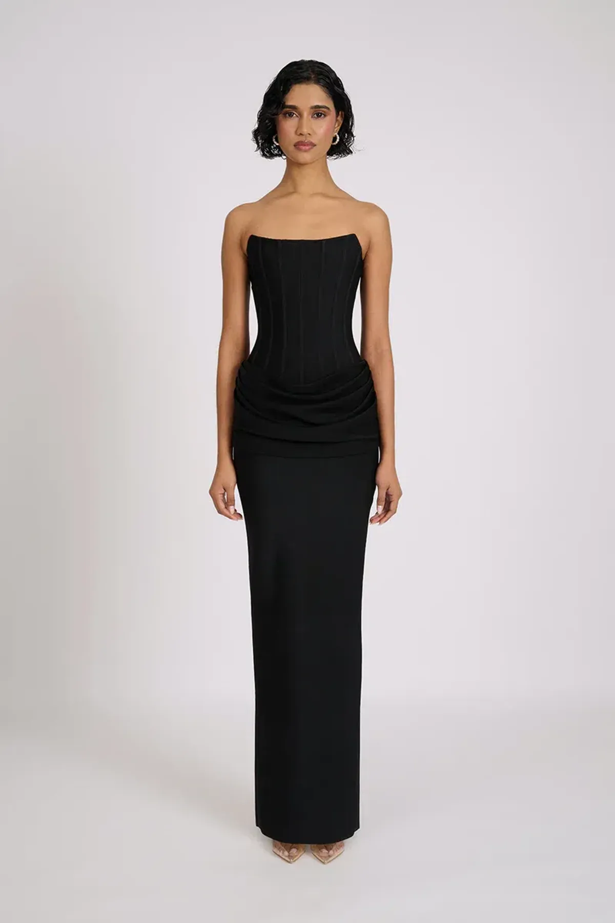 ELIYA THE LABEL | Hilda Gown | Black | Size XL for rent on The Volte - main image