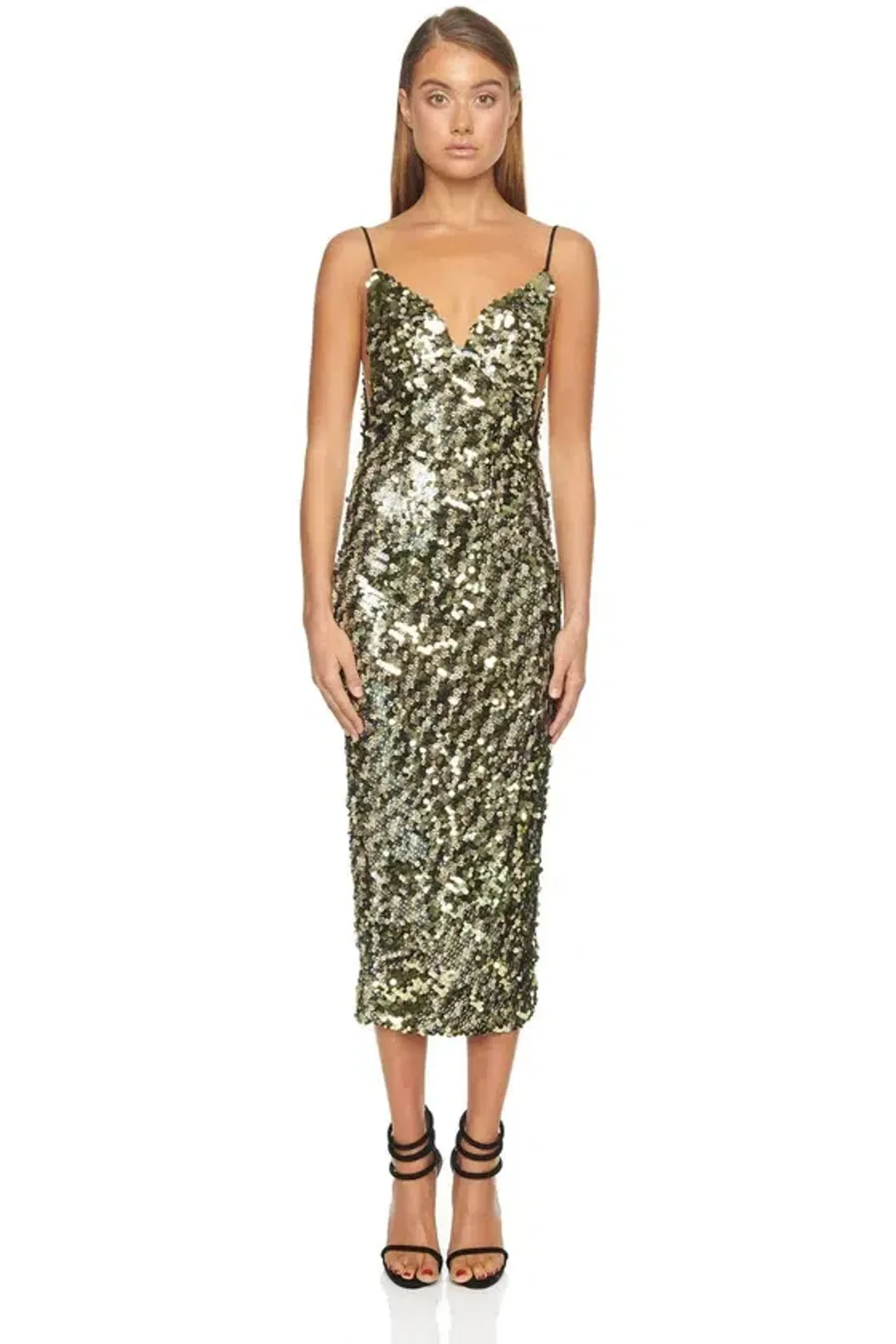 Eliya the Label Krystal Dress Sequin Size 8 for rent on The Volte - main image