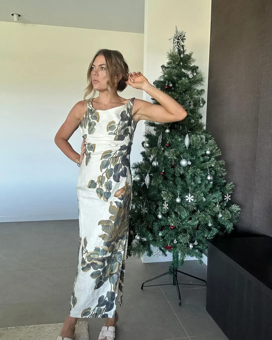 Sir The Label Evalita Twist Midi Dress Size 0 / AU 6 for rent on The Volte - main image