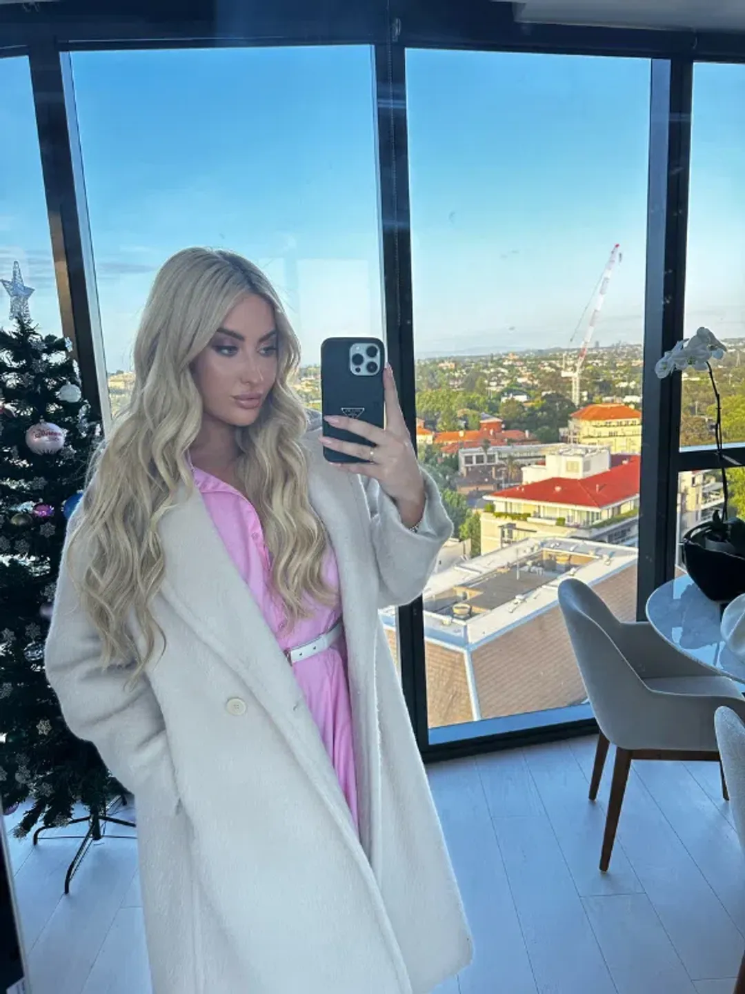 Alpaca Wool Coat Cream for rent on The Volte - main image