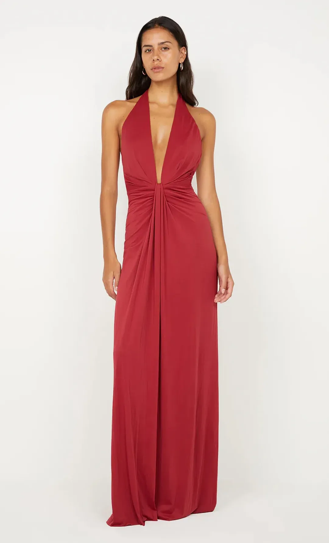 Bec and Bridge Susie Plunge Maxi Dress in Size 8 for rent on The Volte - main image