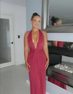 Bec and Bridge Susie Plunge Maxi Dress in Size 8 for rent on The Volte - image 1