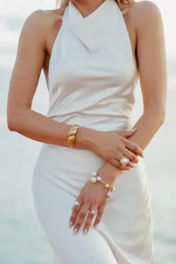 One Fell Swoop Kristina Dress-Angel White Size 10 for rent on The Volte - image 12