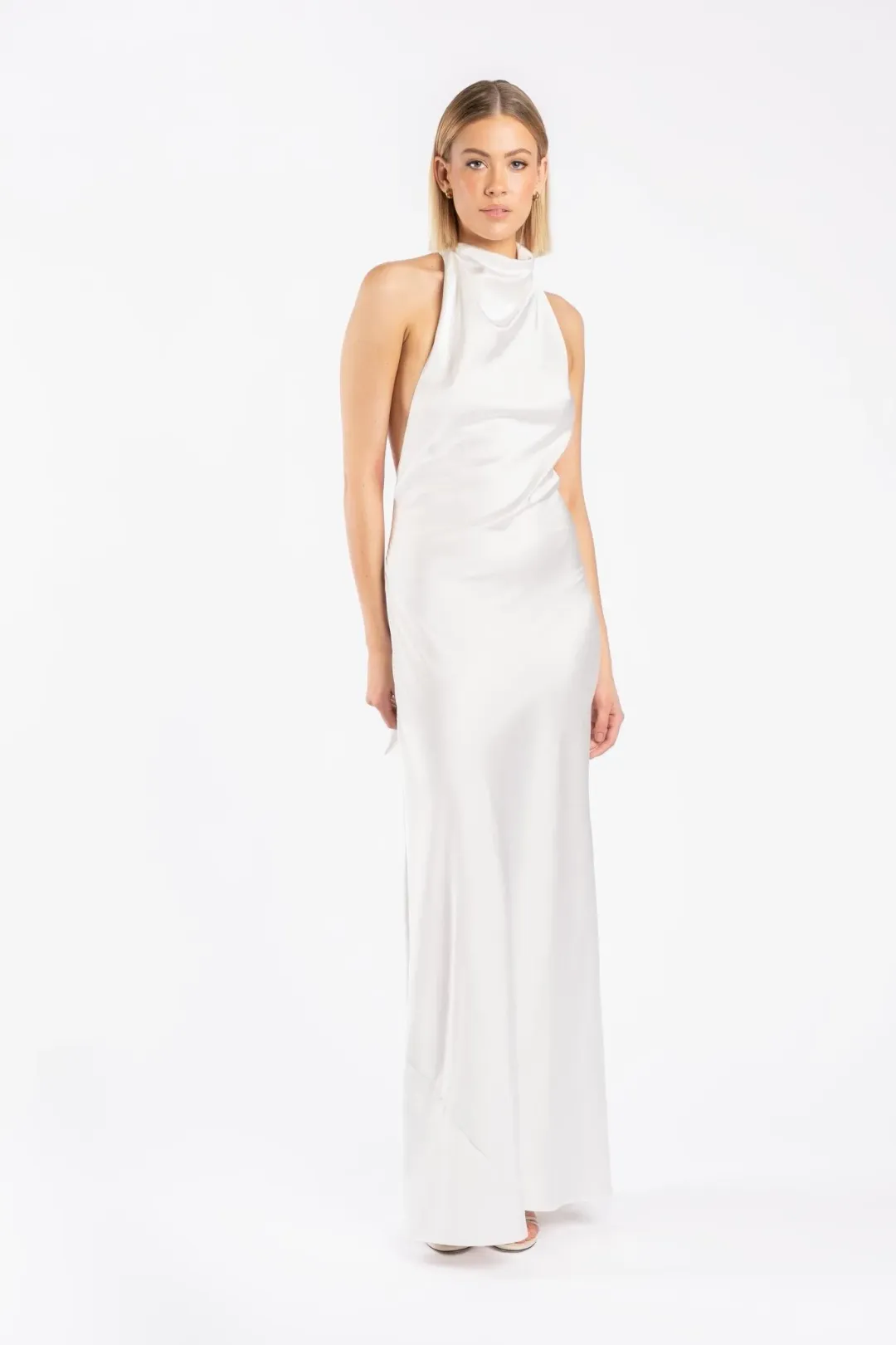 One Fell Swoop Kristina Dress-Angel White Size 10 for rent on The Volte - main image