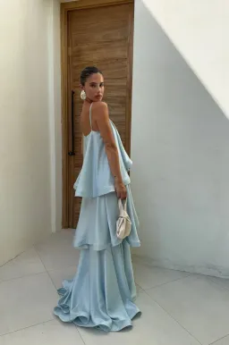 Elliat Tilly Dress in blue. Size medium.  for rent on The Volte - image 1