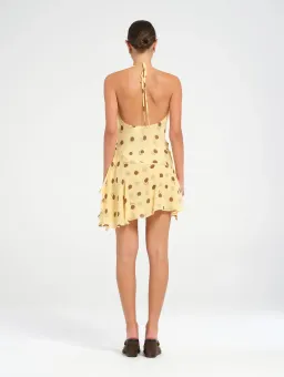 Benni Harlow Halter Dress in Butter Spot Size 12 for rent on The Volte - image 13