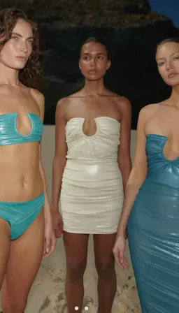 Bao Bab Magalenha mini dress in pearla for rent on The Volte - image 1