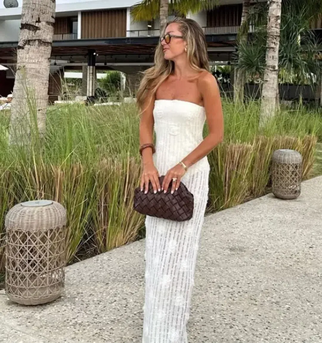 Bec and Bridge Amelie Strapless Maxi Dress Size 6 / XS AU for rent on The Volte - main image