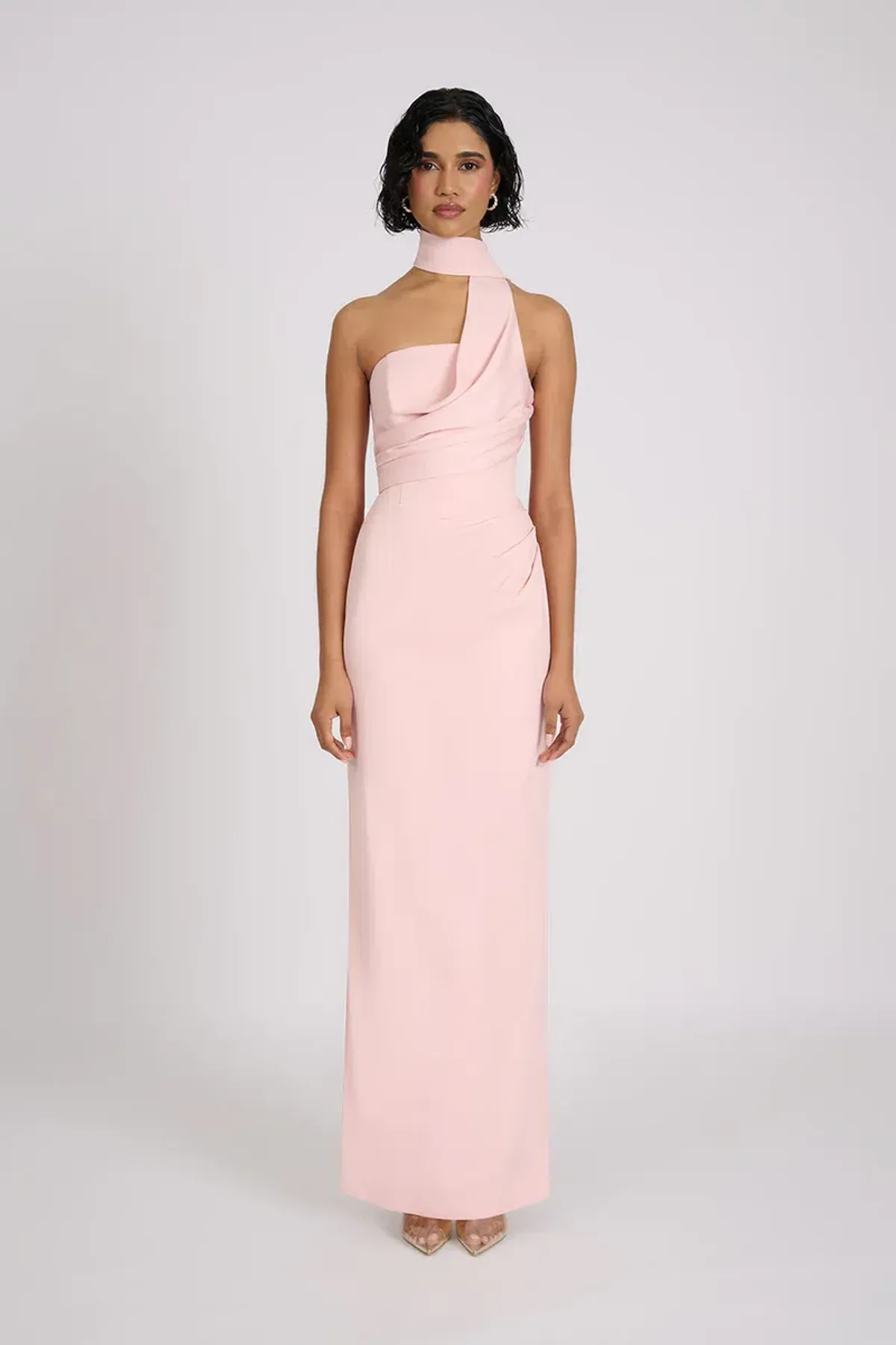 Eliya The Label Kristine Gown Blush size 12 for rent on The Volte - main image