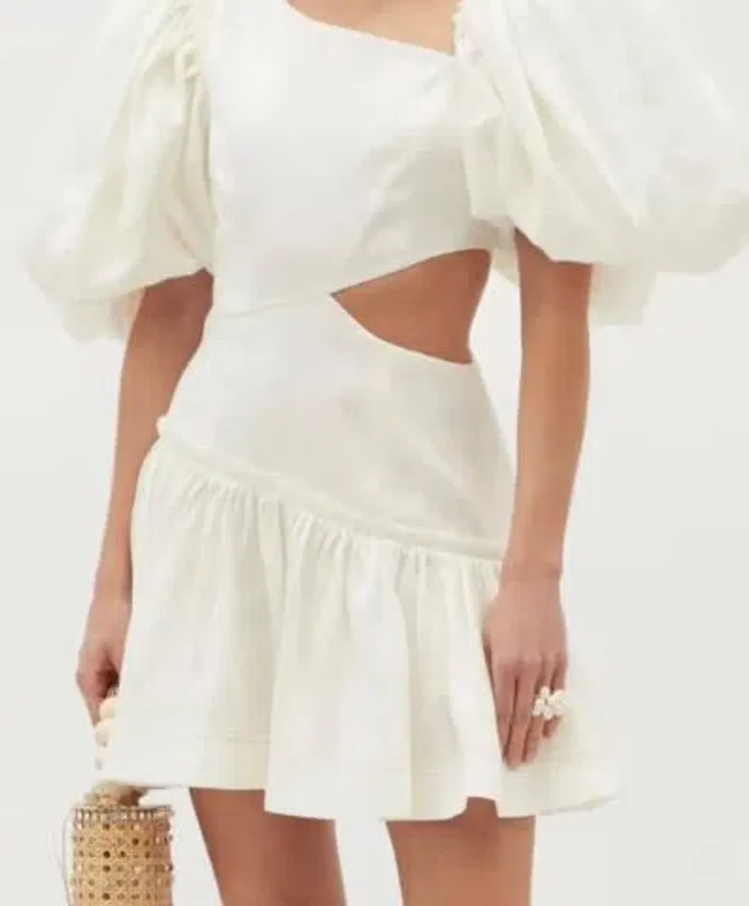 Aje Chateau Mini Dress Size 10 for rent on The Volte - main image