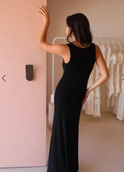 By Nicola Matisse Reversible Cowl Neck Dress in black- Size 14 for rent on The Volte - image 4