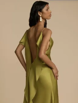 Arcina Ori, Odessa Dress, Pistachio, Size M / 10 for rent on The Volte - image 2