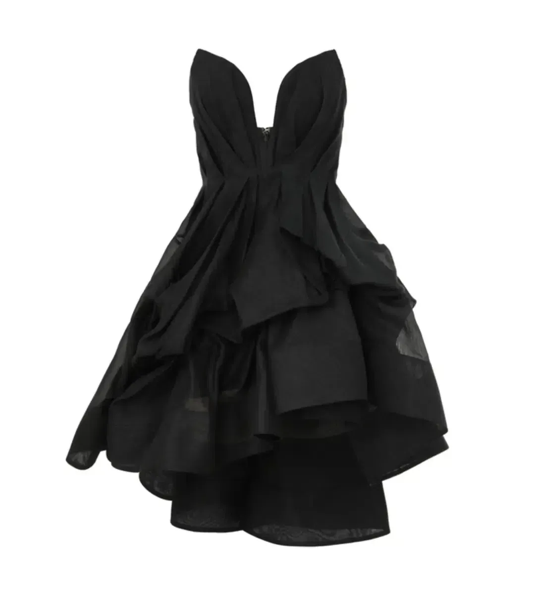 Zimmermann The Illuminate Draped Mini Dress Black Size 0 / AU8 for rent on The Volte - main image