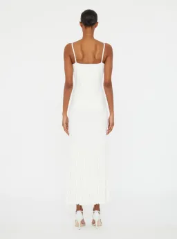 Christopher Esber Salacia Wire Sunray Dress in White size Small for rent on The Volte - image 2