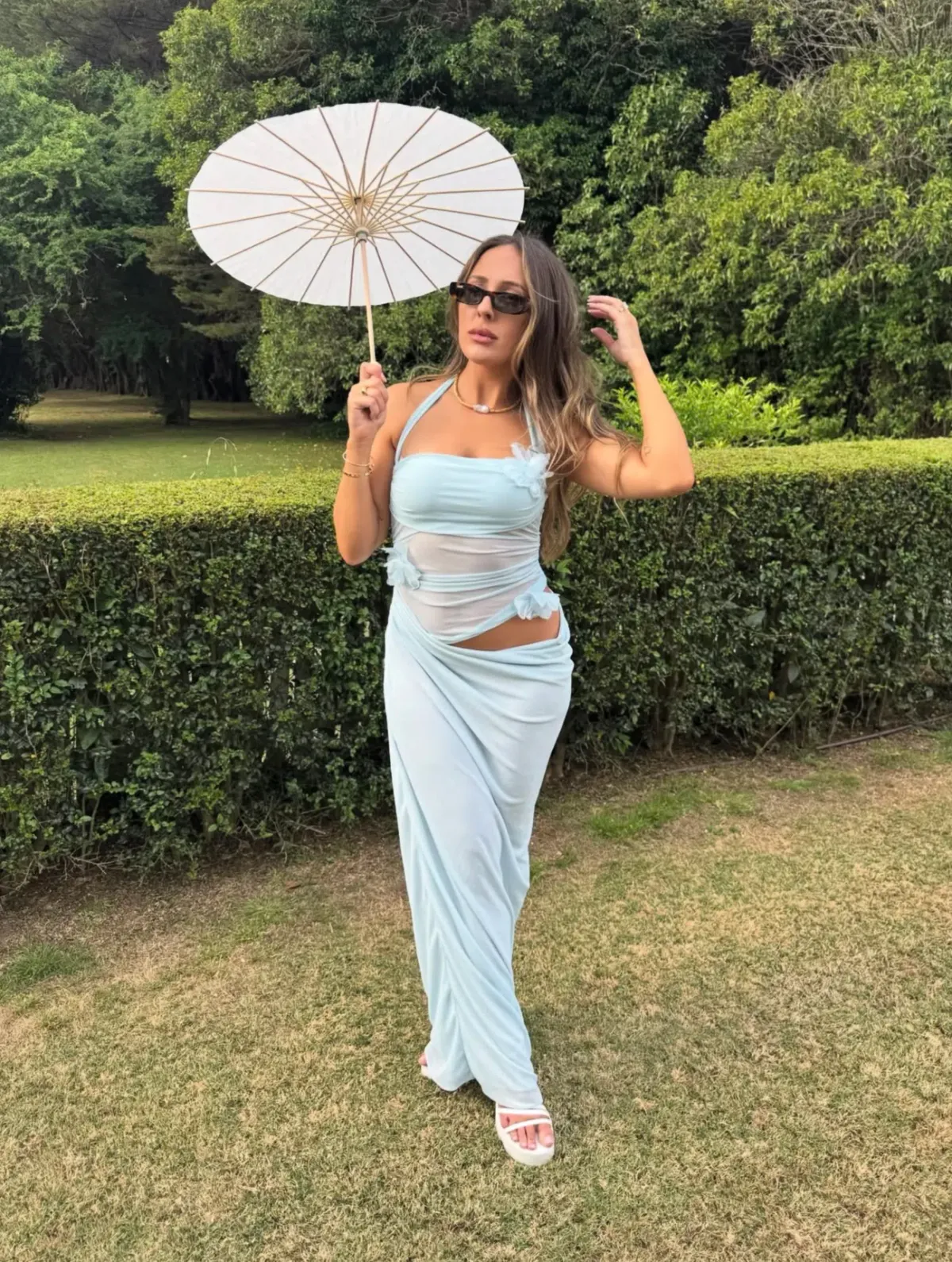 Benni Florence Maxi dress fresh mint Size 8 for rent on The Volte - main image