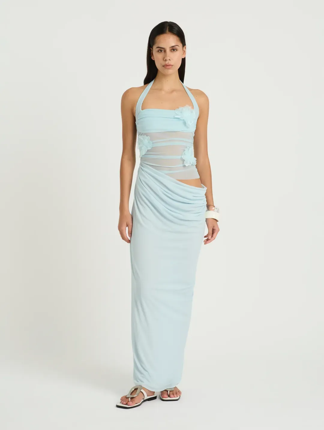 Benni Florence Maxi dress fresh mint Size 8 for rent on The Volte - main image