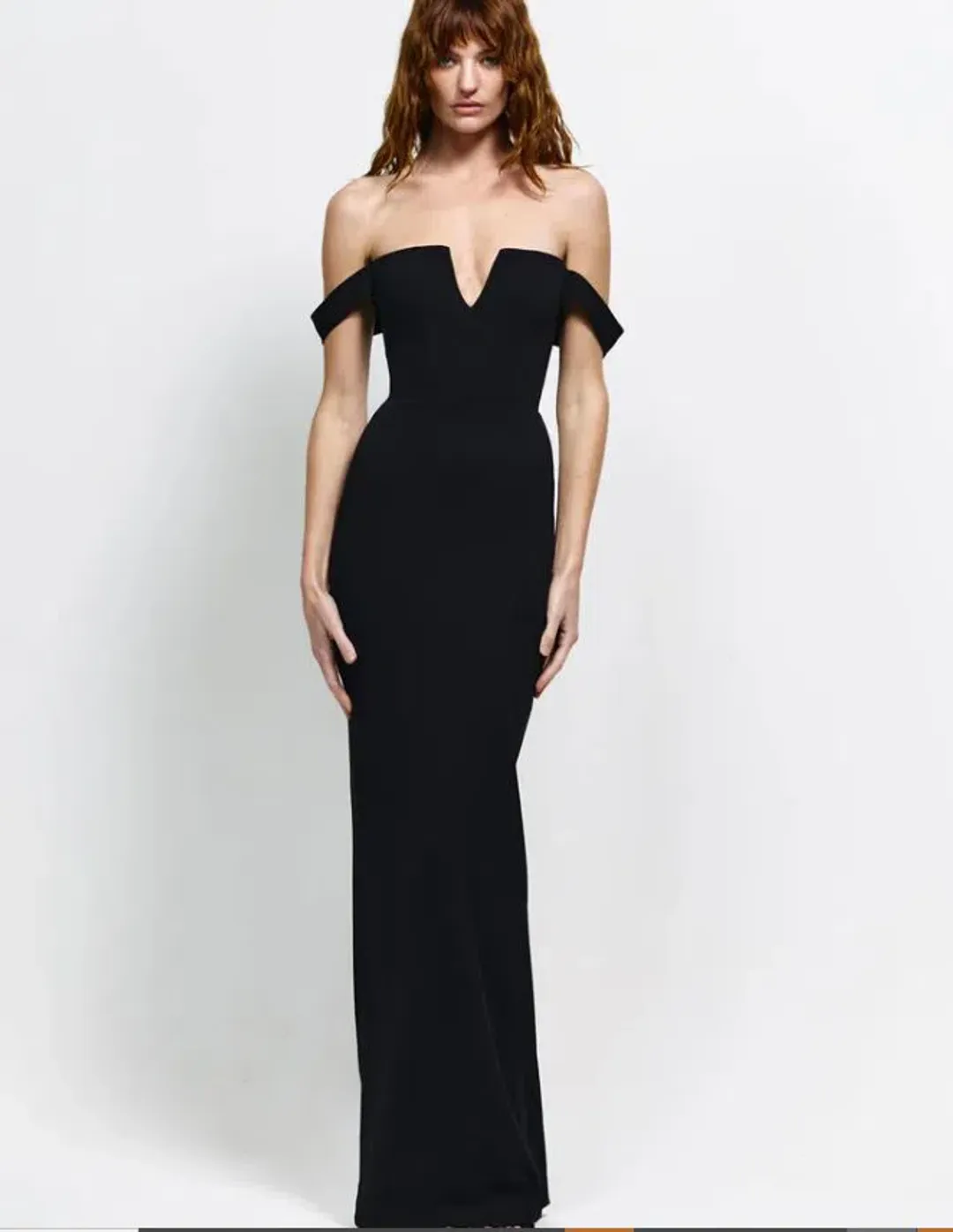 Effie Kats Louella Gown in Black Size 10 for rent on The Volte - main image