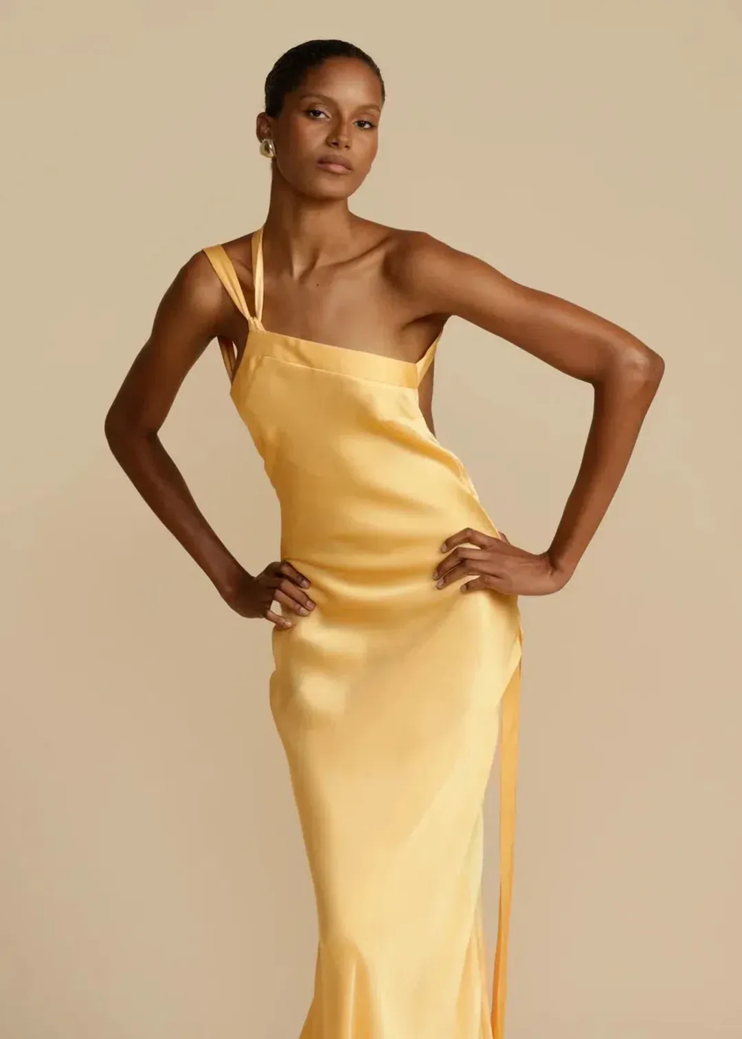 ARCINA ORI MONIQUE DRESS SUNSHINE YELLOW SIZE 8 (S) for rent on The Volte - main image