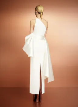 Solace London Calla Maxi Dress in White  for rent on The Volte - image 3