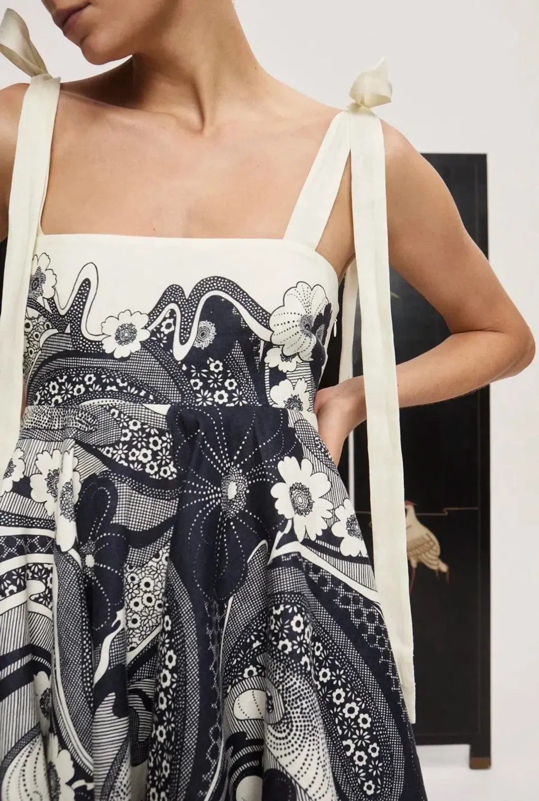 Alemais Mickey Mini Sundress Size 12 for rent on The Volte - main image